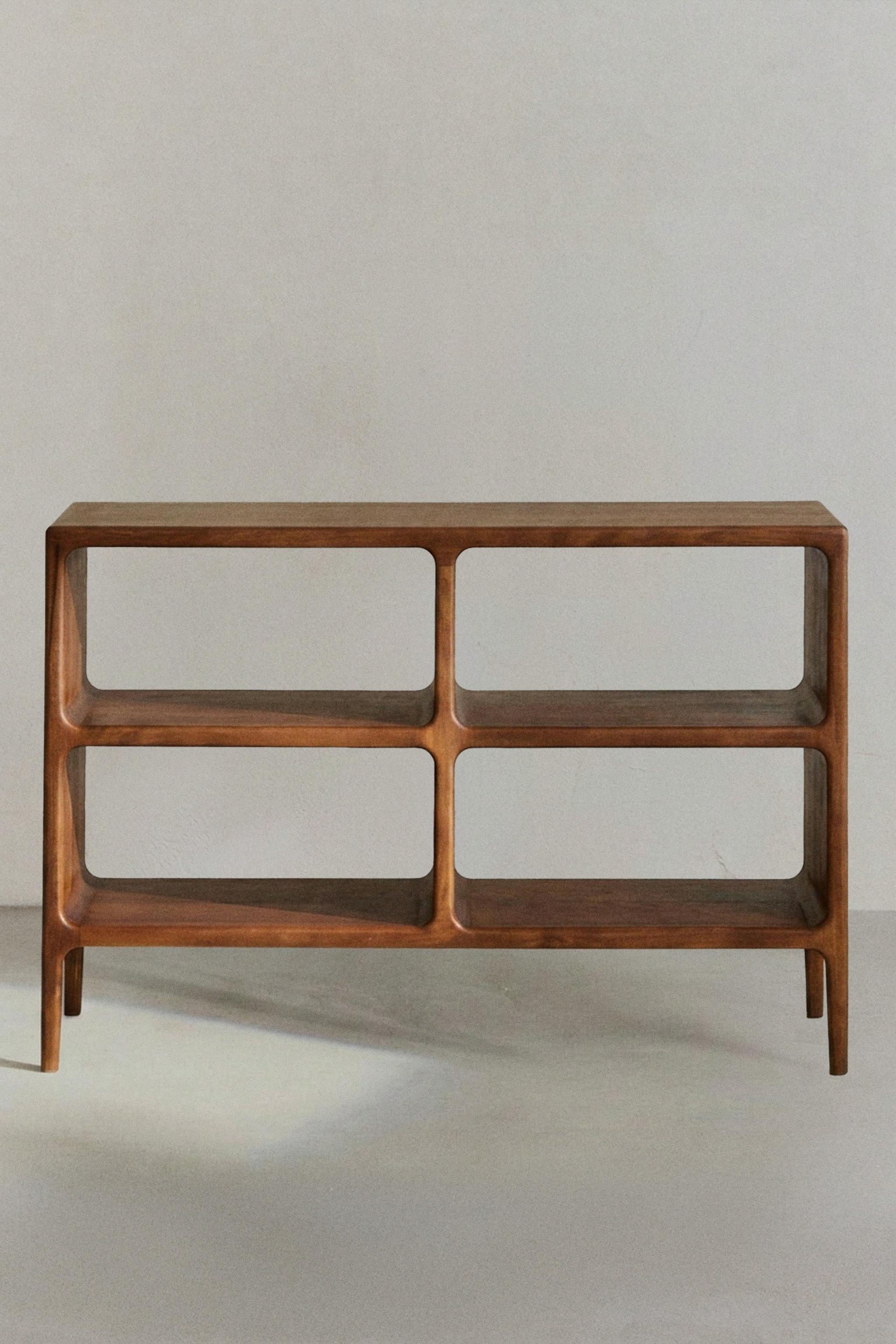BUFFET BOIS FONCÉ FORMAT MOYEN